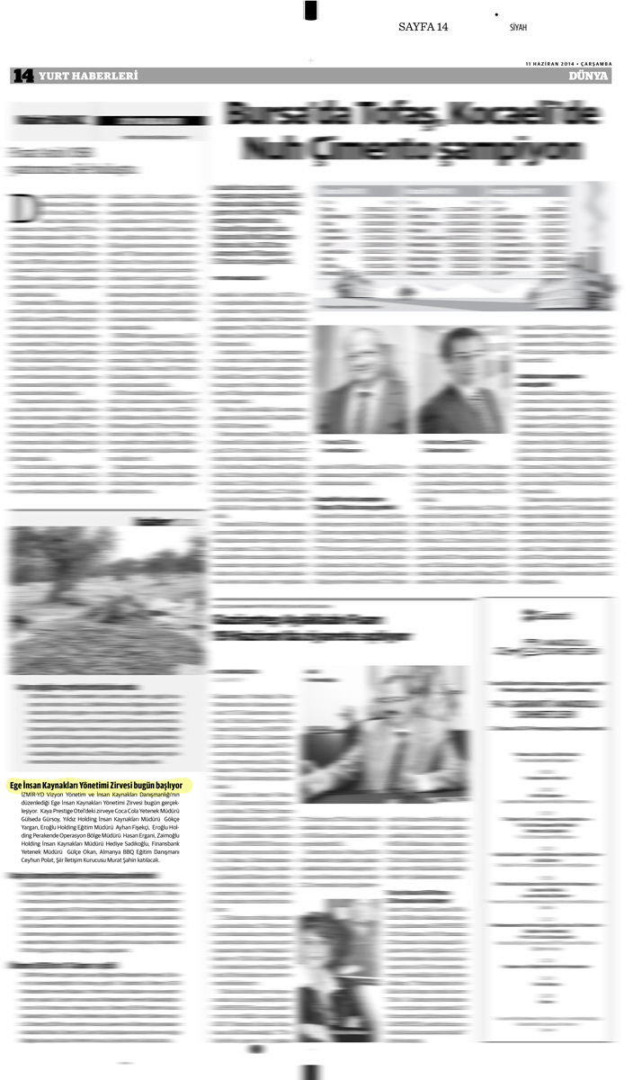 Dünya Gazetesi - 11.06.2014